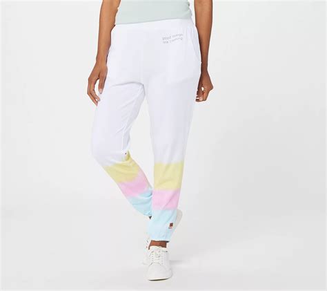 Peace Love World French Terry Joggers logo