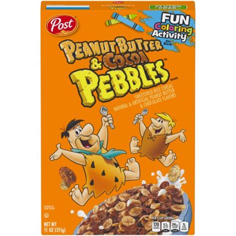 Pebbles Cereal Peanut Butter & Cocoa Pebbles logo