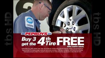 PepBoys TV Commercial '4th Tire Free'