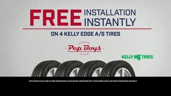 PepBoys TV Spot, 'New Look, Same Promise: Free Install on Kelly Edge Tires'