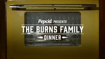 Pepcid TV commercial - The Burns Family Dinner