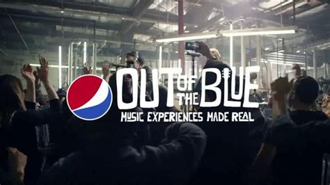 Pepsi TV commercial - Out of the Blue Record Release