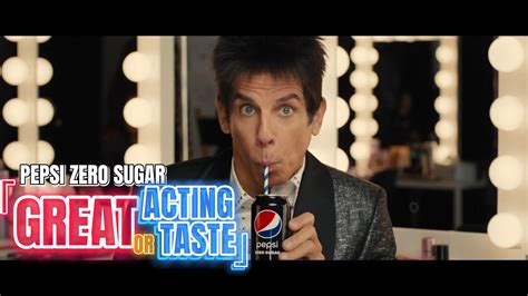 Pepsi Zero Sugar TV Spot, 'Great Acting or Great Taste' Featuring Ben Stiller featuring Ben Stiller