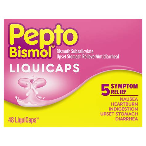Pepto-Bismol Diarrhea Liquicaps logo