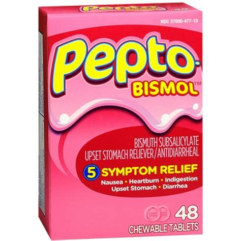 Pepto-Bismol Original Chewable Tablets logo