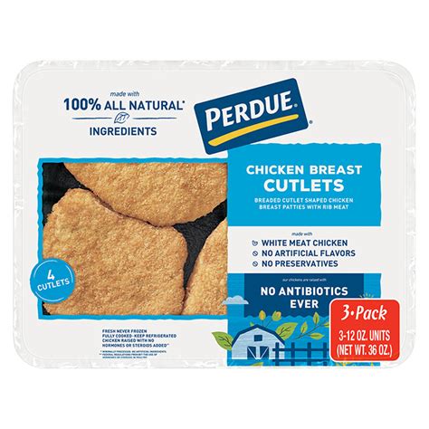 Perdue Farms Chicken Breast Cutlets commercials