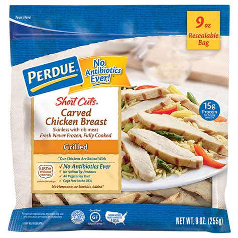 Perdue Farms Short Cuts Carved Grilled Chicken Breast commercials