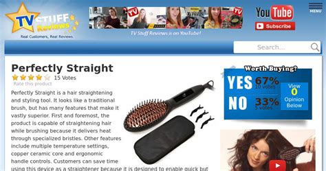 Perfectly Straight TV commercial - Brush Your Hair Straight
