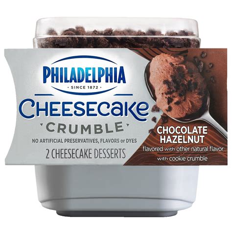 Philadelphia Chocolate Hazelnut Cheesecake Crumble