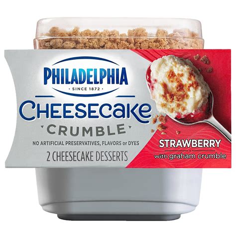 Philadelphia Strawberry Cheesecake Crumble logo