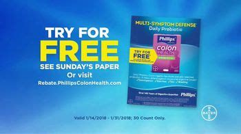 Phillips Colon Health Probiotic Caps TV commercial - Cubicle: Rebate