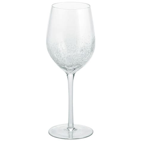 Pier 1 Imports Crackle Collection Clear Stemware logo