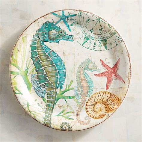 Pier 1 Imports Spike the Seahorse Melamine Salad Plate commercials