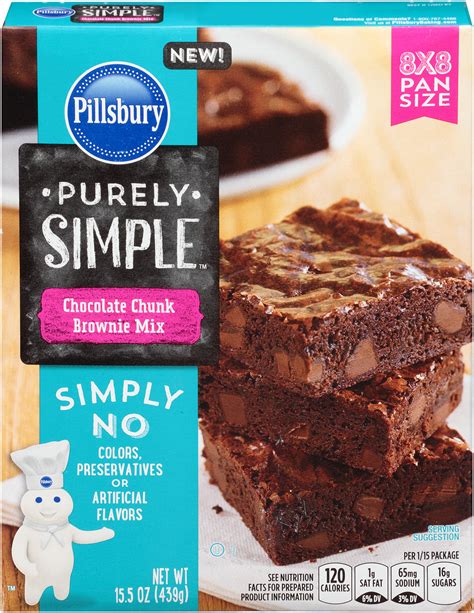 Pillsbury Purely Simple Chocolate Chunk Brownies