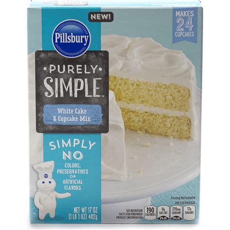Pillsbury Purely Simple White Cake & Cupcake Mix