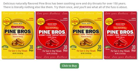 Pine Brothers commercials