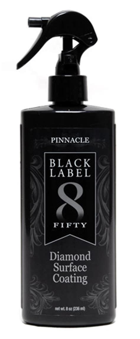 Pinnacle Waxes and Polishes Black Label Diamond Surface Coating logo