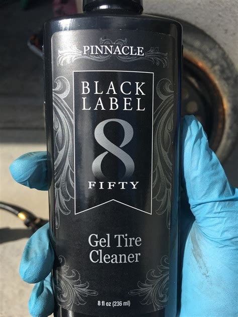 Pinnacle Waxes and Polishes Black Label Gel Tire Cleaner