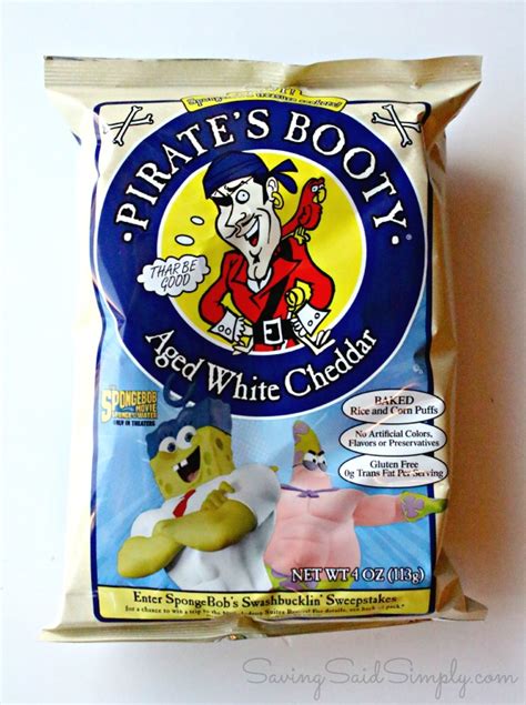 Pirate Brands SpongeBob Booty Snacks logo