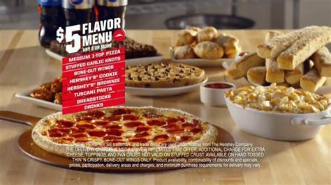 Pizza Hut $5 Flavor Menu TV Spot, 'Pleased' Song by Nelly featuring David Fulkerson