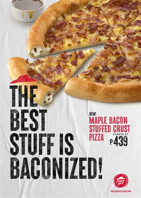 Pizza Hut Bacon & Cheese Stuffed Crust commercials