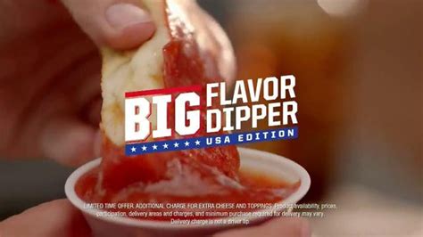 Pizza Hut Big Flavor Dipper USA Edition TV Spot, 'Eat and Compete'