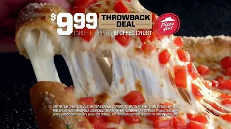 Pizza Hut Stuffed Crust Throwback Deal TV commercial - Crust First