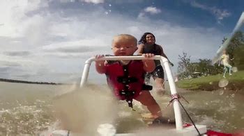 Pizza Hut TV commercial - Baby Waterskiing