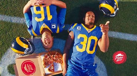 Pizza Hut TV commercial - We Go Together Like Goff and Gurley