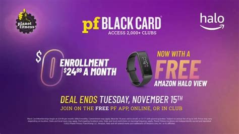Planet Fitness Black Card TV Spot, 'It's Glow Time: $1 Down and Free Amazon Halo View' created for Planet Fitness