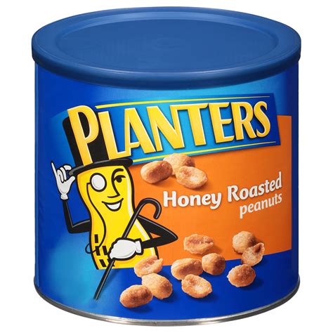 Planters Dry Roasted Honey Roasted Peanuts logo