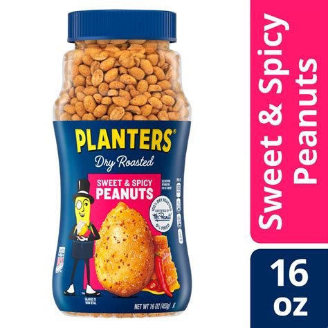 Planters Dry Roasted Sweet & Spicy Peanuts