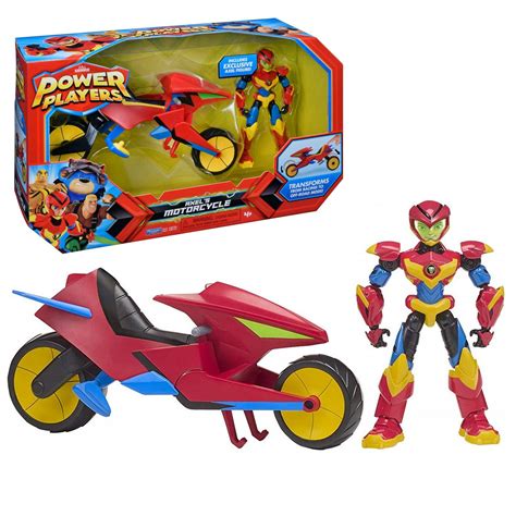Playmates Toys Power Players Axel's Motorcycle with Figure logo