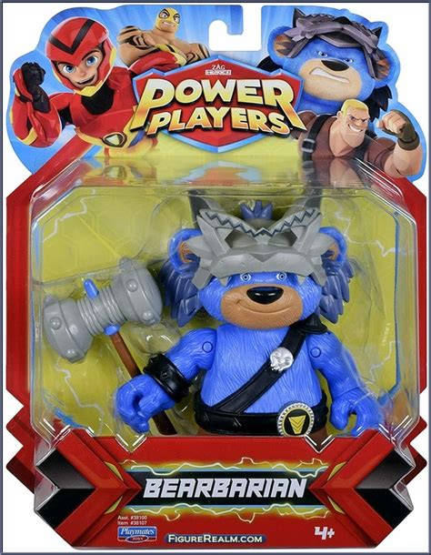 Playmates Toys Power Players Bearbarian Action Figure commercials