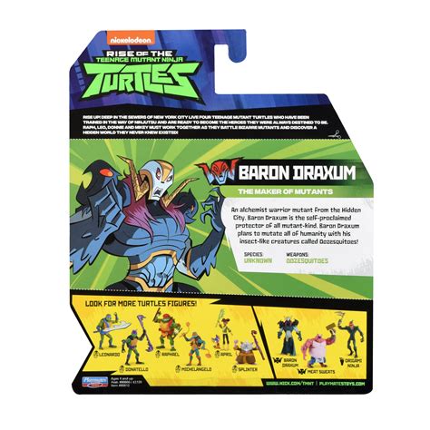 Playmates Toys Rise of the Teenage Mutant Ninja Turtles Baron Draxum Figure