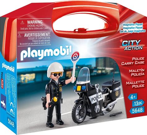 Playmobil City Action Police Carry Case logo