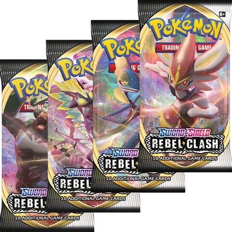 Pokemon Sword & Shield Revel Clash Booster Packs logo
