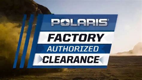 Polaris Factory Authorized Clearance TV Spot, 'The Year's Best Deals'