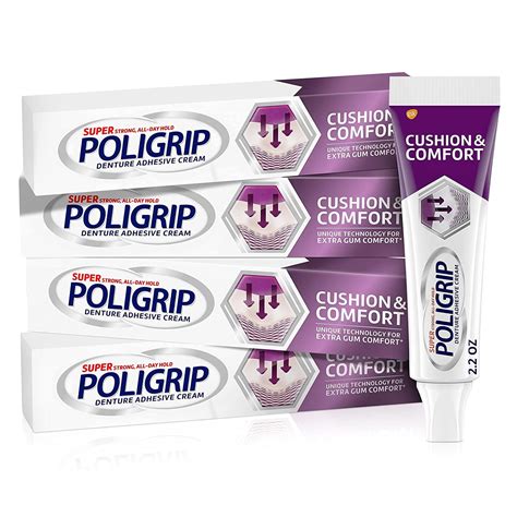 PoliGrip Super Poligrip Cushion & Comfort commercials
