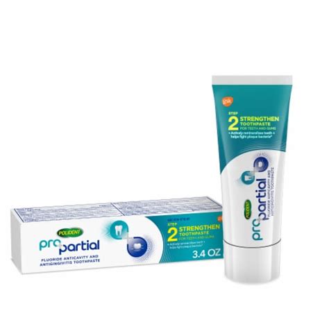 Polident ProPartial Fluoride Toothpaste logo
