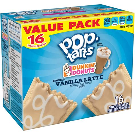 Pop-Tarts Dunkin' Donuts Frosted Vanilla Latte