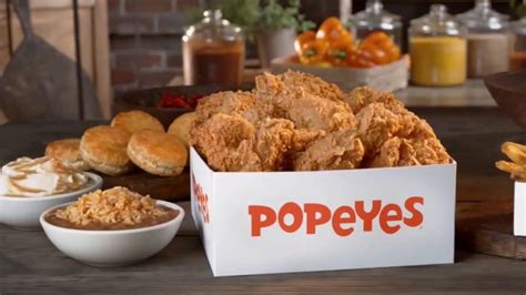 Popeyes $20 Holiday Feast commercials