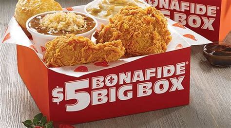 Popeyes $5 Bonafide Big Box