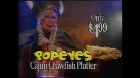 Popeyes Cajun Crawfish commercials
