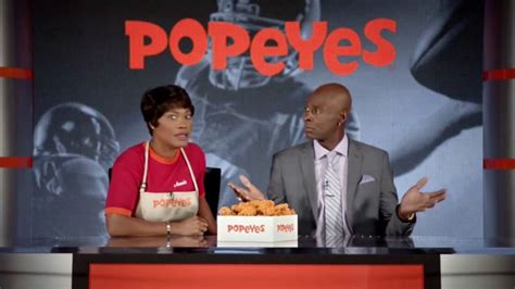 Popeyes Classic Cajun Wings TV Spot, 'Football Chat' Featuring Jerry Rice featuring Deidrie Henry