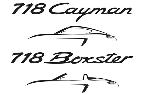 Porsche 718 Cayman logo