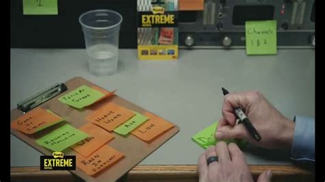 Post-it Extreme Notes TV Spot, 'Spill' Featuring Marty Smith