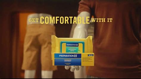 Preparation H TV commercial - Discomfort Back There