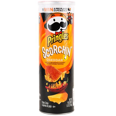 Pringles Scorchin' Cheddar logo