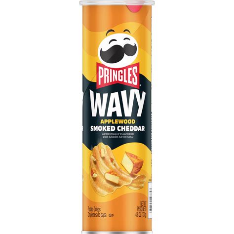 Pringles Wavy Applewood Smoked Cheddar logo